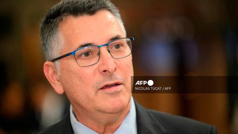 Israel’s Foreign Minister Gideon Saar. - NICOLAS TUCAT / AFP