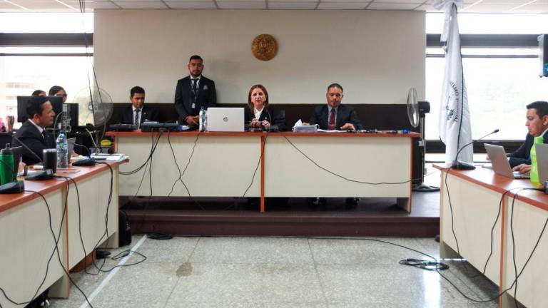 Judge Ingrid Cifuentes looks on during the trial over the deaths of 41 children in a fire at the Virgen de la Asuncion shelter in 2017, in Guatemala City, Guatemala, August 12, 2025. - REUTERSPIX