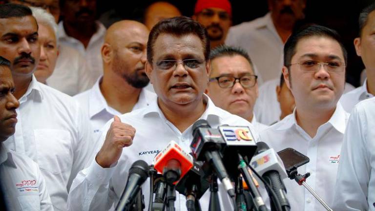 Former People’s Progressive Party (MyPPP) president Tan Sri M. Kayveas - BERNAMApix