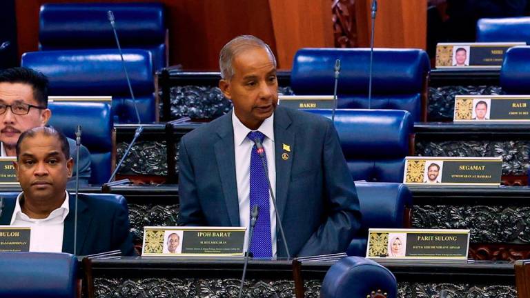 Deputy Minister in the Prime Minister’s Department M Kulasegaran. - BERNAMA