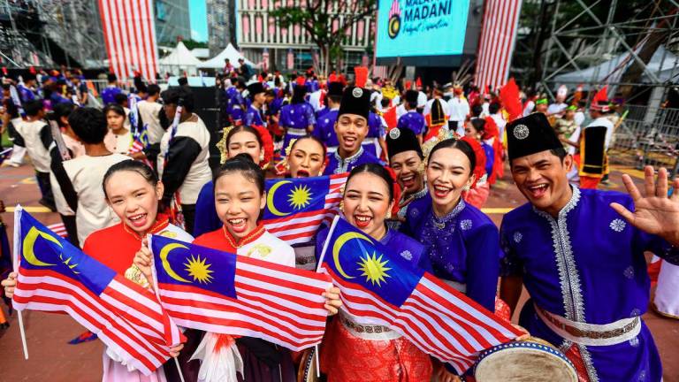 Among the participants during the 2025 National Day celebrations at Dataran Putrajaya. - theSun