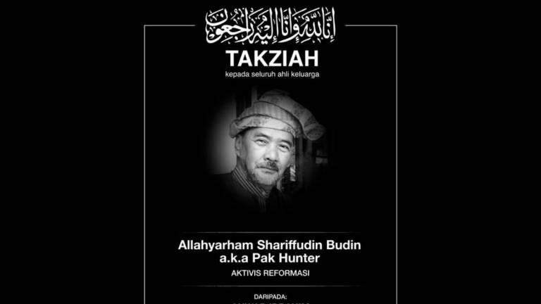 Anwar Ibrahim mourns passing of activist Shariffuddin Budin