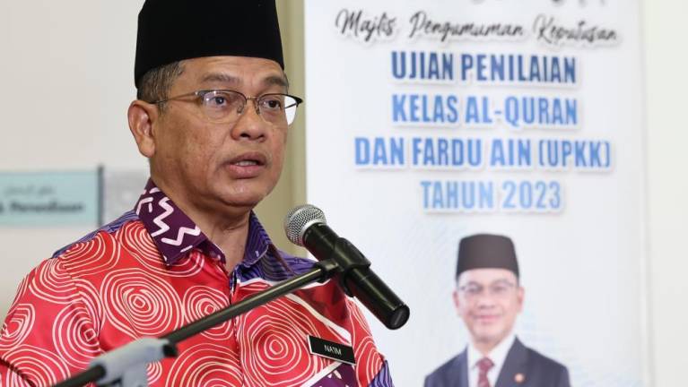 Minister in the Prime Minister’s Department (Religious Affairs), Datuk Dr Mohd Na’im Mokhtar - BERNAMApix
