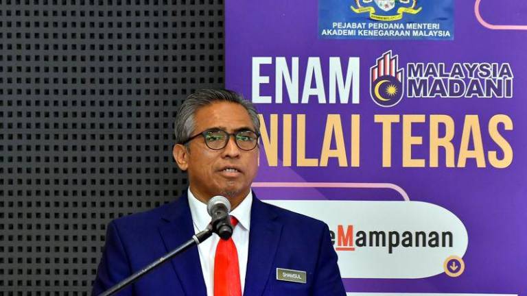 Chief Secretary to the Government (KSN) Tan Sri Shamsul Azri Abu Bakar - BERNAMApix