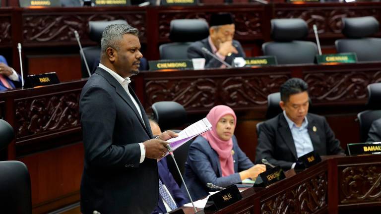 Negeri Sembilan Local Government Development, Housing and Transport Committee chairman J. Arul Kumar. - BERNAMApix