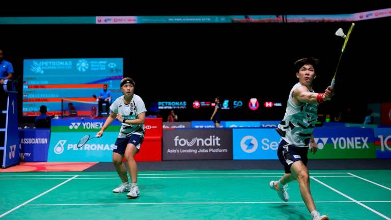 National mixed doubles pair Chen Tang Jie-Toh Ee Wei - BERNAMApix
