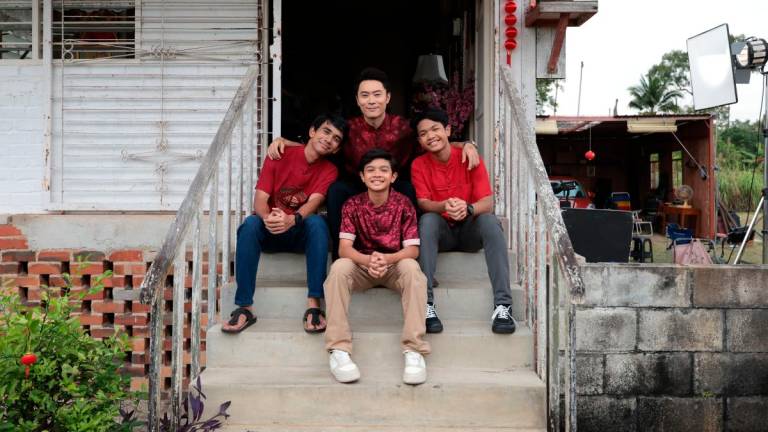 Rafei (Idan), Rahman (Umar), Rasyid (Merah) and Uncle Mike (Teh) form an unlikely yet unbreakable family. - ALL PICS FROM PR