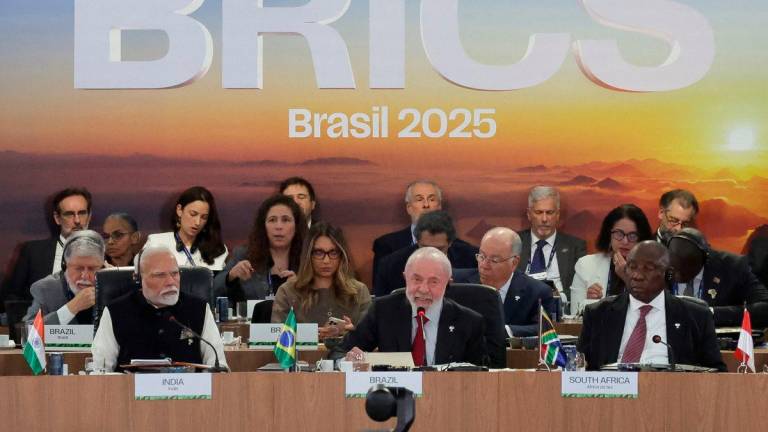 Brazil’s President Luiz Inacio Lula da Silva berucap semasa BRICS Summit - REUTERS