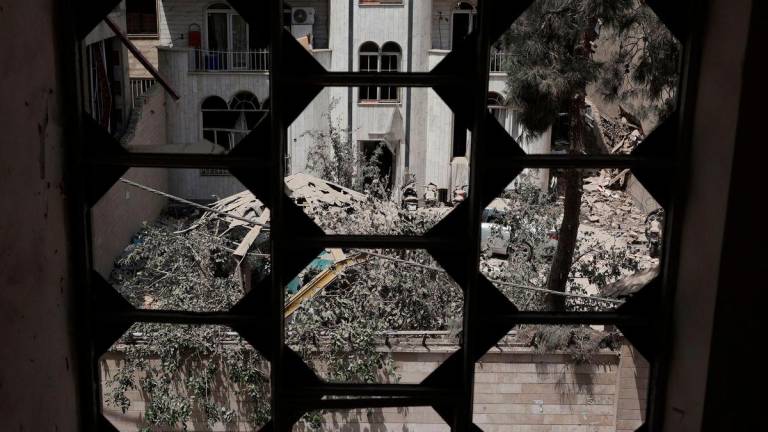 A view shows the aftermath of an Israeli strike on a building on Monday, after the ceasefire between Israel and Iran, in Tehran, Iran, June 26, 2025. - REUTERSPIX
