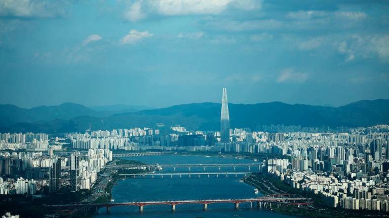 A view shows the city from the top of N Seoul Tower, in Seoul, South Korea, August 7, 2025. - REUTERSPIX