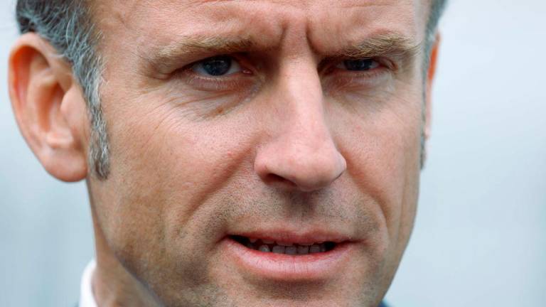 French President Emmanuel Macron. (Photo by Odd ANDERSEN / AFP)
