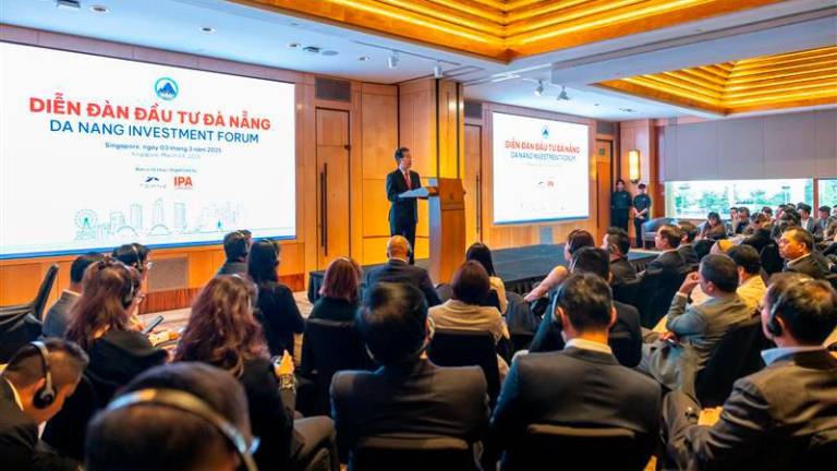 Pictured: H.E. Nguyen Van Quang, Secretary of the Da Nang Municipal Party Committee giving his, Opening Remarks at The Da Nang Investment Forum 2025