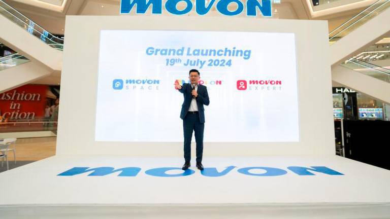 MOVON CEO Mak Wai Hoong at the MOVON launch held at the Pavilion Bukit Jalil on July 19.