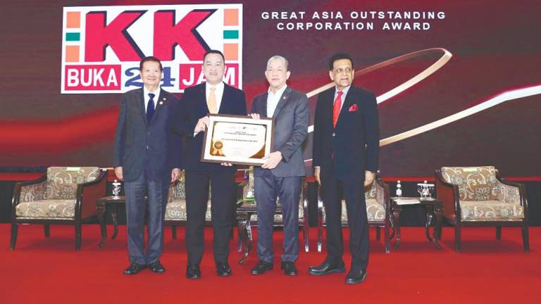 From left: World Digital Chamber &amp; KSI Strategic Institute for Asia Pacific president Tan Sri Michael Yeoh, Chai, Fadillah and The Economic Club of Kuala Lumpur chairman Datuk Seri Mohamed Iqbal Rawther, who is also deputy chairman of KSI Strategic Institute for Asia Pacific.