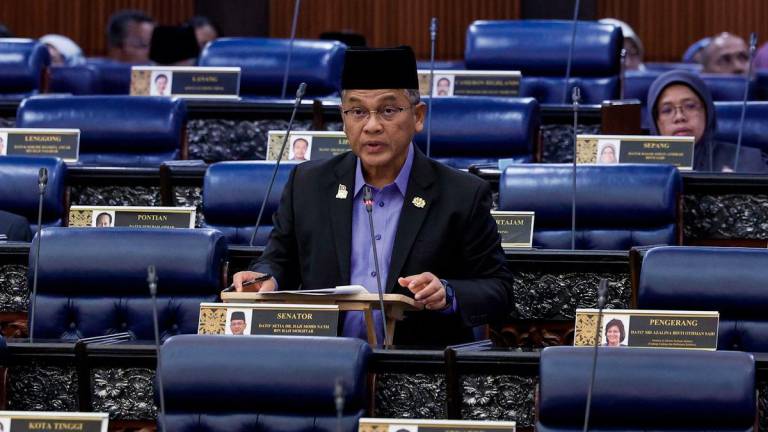 Minister in the Prime Minister’s Department (Religious Affairs), Senator Datuk Dr Mohd Na’im Mokhtar, during the winding-up session of the 13th Malaysia Plan (RMK-13) at the Second Meeting of the Fourth Session of the 15th Parliament in the Dewan Rakyat at the Parliament Building today. – BERNAMA