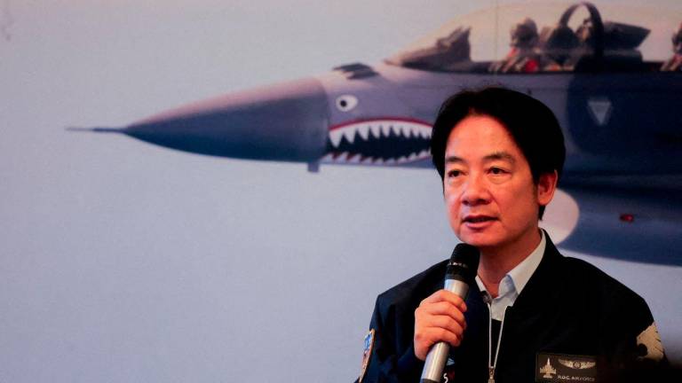 Taiwan's President Lai Ching-te visits soldiers and air force personnel in Hualien, Taiwan, May 28, 2024. - REUTERSPIX