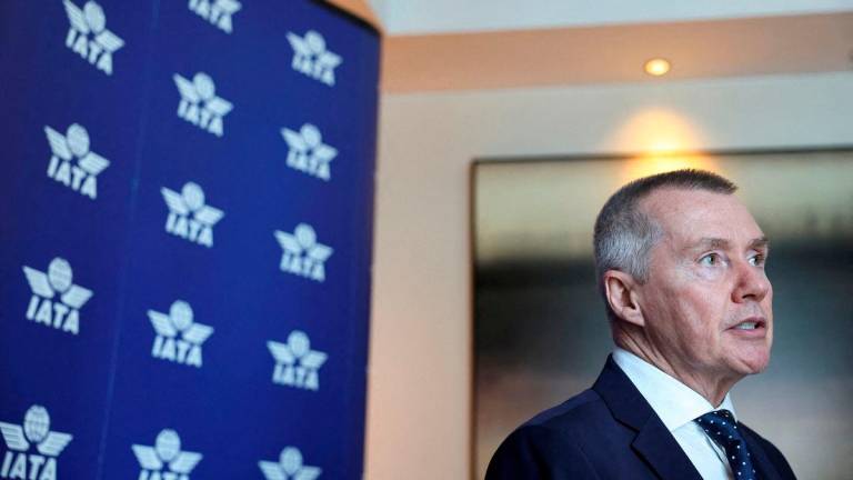 IATA Director General Willie Walsh speaks during an interview with Reuters in Dubai, United Arab Emirates, June 2, 2024. REUTERS/Amr Alfiky/File Photo