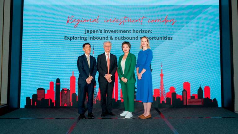 The debut event provided invaluable insights, networking opportunities and an exploration of significant investment prospects within Japan market for general partners. From left: Manabu Nagano, Head of Business Development – Japan, Apex Group; Kunihiko Morishita, Partner, Anderson Mori &amp; Tomotsune; Lareina Wang, Managing Director and Head of SME Banking, DBS Hong Kong; Kate Hodson, Partner, Ogier.