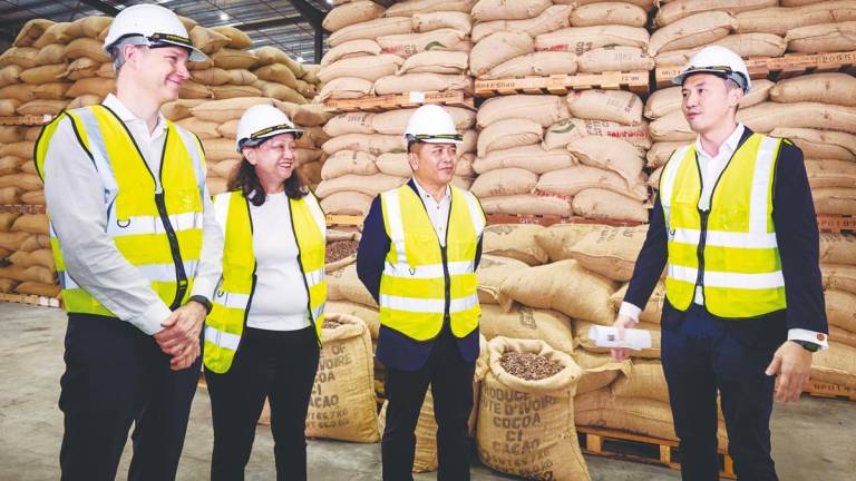The warehouse has the capacity to store nearly 40,000 metric tonnes cocoa beans.
