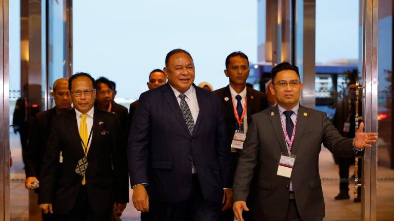 Timor-Leste’s Foreign Minister, Bendito dos Santos Freitas, arrives at Kuala Lumpur International Airport (KLIA) today. - Photo by BERNAMA