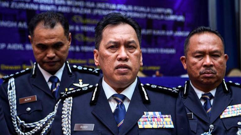 Kuala Lumpur police chief Datuk Rusdi Mohd Isa - BERNAMApix