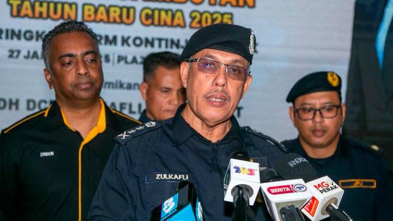 Perak Acting Police Chief DCP Zulkafli Sariaat - BERNAMApix