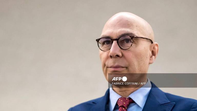 UN High Commissioner for Human Rights Volker Turk - (Photo by Fabrice COFFRINI / AFP)