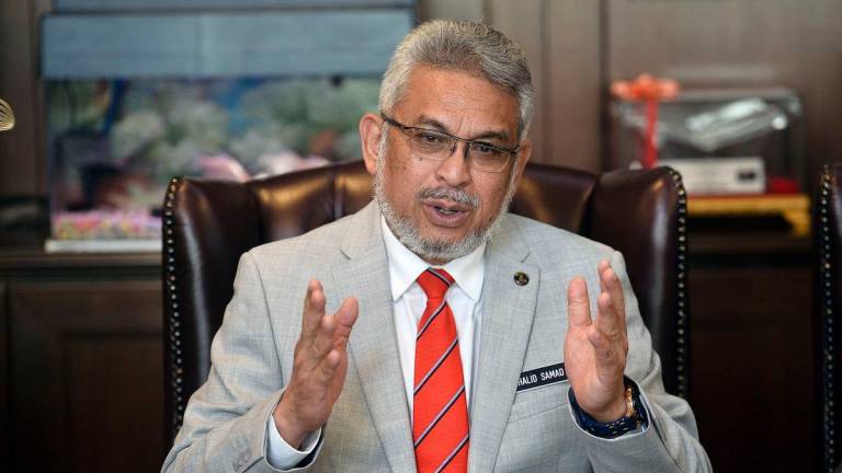 Pengerusi KADA, Khalid Abdul Samad - fotoBERNAMA