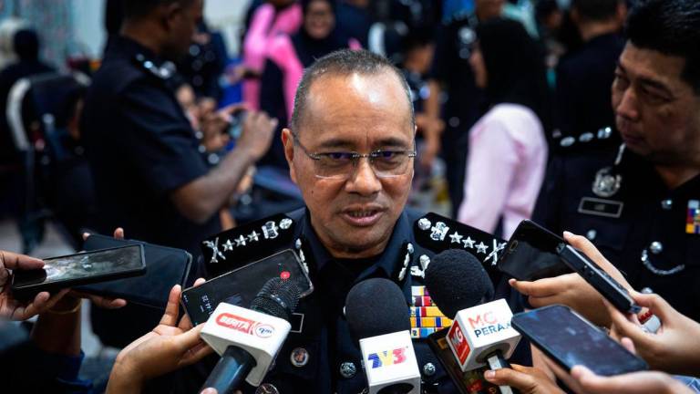 Perak police chief Datuk Noor Hisam Nordin - Photo by BERNAMA