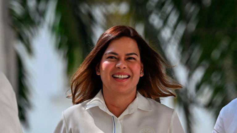 Philippine Vice President Sara Duterte. (Photo by Jam STA ROSA / AFP)