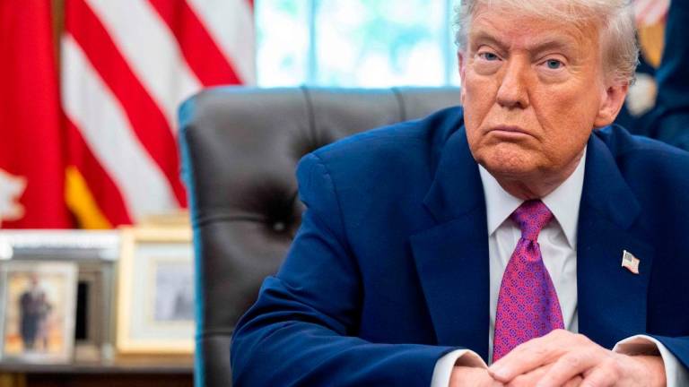 US President Donald Trump. (Photo by SAUL LOEB / AFP)
