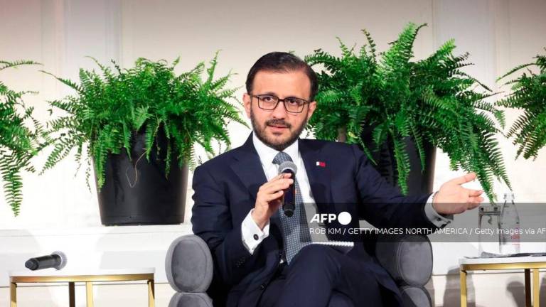 Foreign ministry spokesman Majed al-Ansari - (Photo by ROB KIM / GETTY IMAGES NORTH AMERICA / Getty Images via AFP)