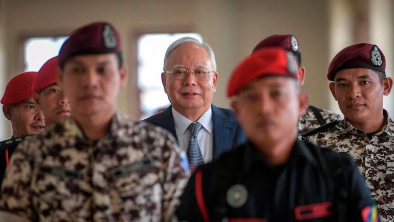 Bekas Perdana Menteri Datuk Seri Najib Razak. - BERNAMA