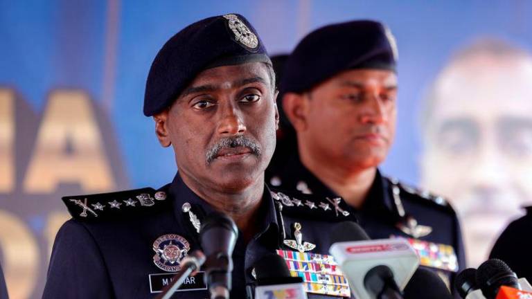 Johor police chief Datuk M Kumar - Photo by BERNAMA