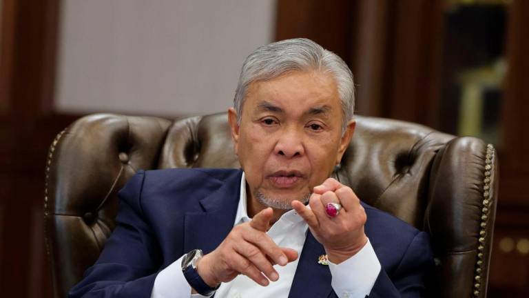 Deputy Prime Minister Datuk Seri Dr Ahmad Zahid Hamidi - Photo by BERNAMA