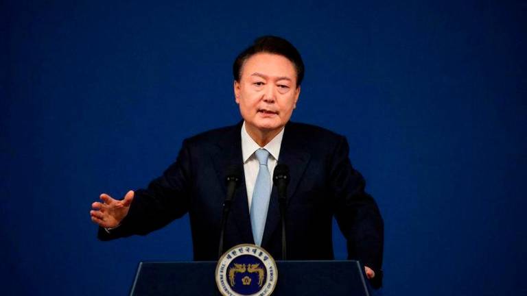 Former South Korean president Yoon Suk Yeol - Photo by AFP