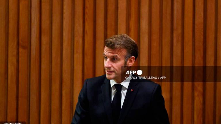French President Emmanuel Macron - (Photo by CHARLY TRIBALLEAU / AFP)