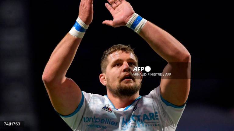 Former French international Paul Willemse, originally from South Africa, announced his retirement on September 15, 2025 at the age of 32, forced off the field by a series of concussions. (Photo by ARNAUD FINISTRE / AFP)