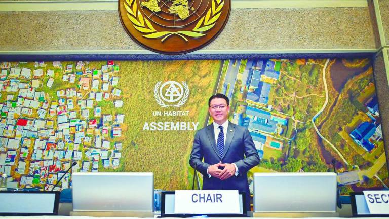 In assuming the role as president, Malaysia will have the opportunity to set the agenda for world urbanisation and sustainable city living beginning next year. – PIC COURTESY OF NGA KOR MING
