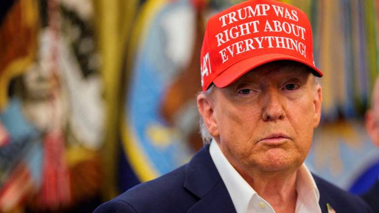 US President Donald Trump - Photo by REUTERS