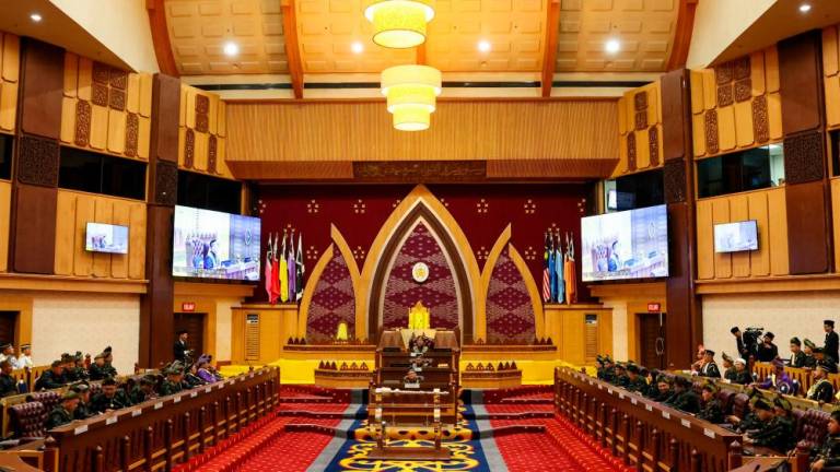 Persidangan Dewan Undangan Negeri (DUN) Terengganu Penggal Kedua berlangsung selama empat hari sehingga Khamis di Wisma Darul Iman/BERNAMAPix