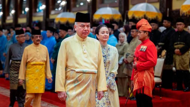 Sultan of Perak, Sultan Nazrin Shah - BERNAMApix