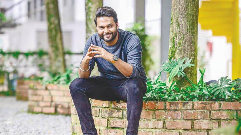 Shatish’s pilot film has received rave reviews due to its technical aspects and mature screenplay. – ADIB RAWI YAHYA/THESUN
