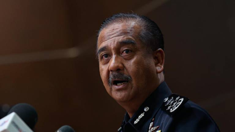 Inspector-General of Police (IGP) Tan Sri Razarudin Husain - BERNAMApix