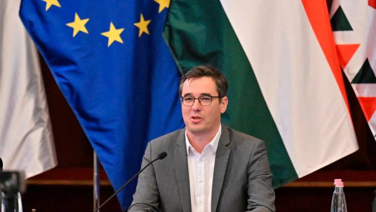 The Mayor of Budapest Gergely Karacsony - (Photo by ATTILA KISBENEDEK / AFP)