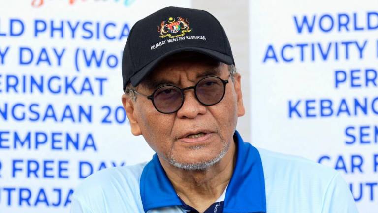 Health Minister Datuk Seri Dr Dzulkefly Ahmad - BERNAMApix