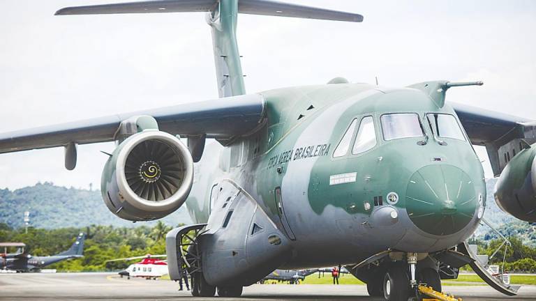 The Embraer KC-390 Millennium is making its first appearance at the on-going Lima 2025 in Langkawi. – ADAM AMIR HAMZAH/THESUN