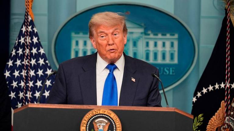 U.S. President Donald Trump speaks to the media, after the U.S. Supreme Court dealt a blow to the power of federal judges by restricting their ability to grant broad legal relief in cases as the justices acted in a legal fight over President Donald Trump's bid to limit birthright citizenship, in the Press Briefing Room at the White House in Washington D.C., June 27, 2025. - REUTERSPIX