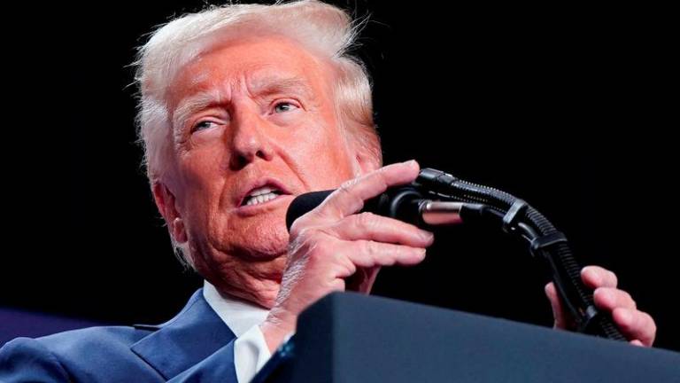 U.S. President Donald Trump speaks during a House Republican members conference meeting in Trump National Doral resort, in Miami, Florida, U.S. January 27, 2025. - REUTERSPIX