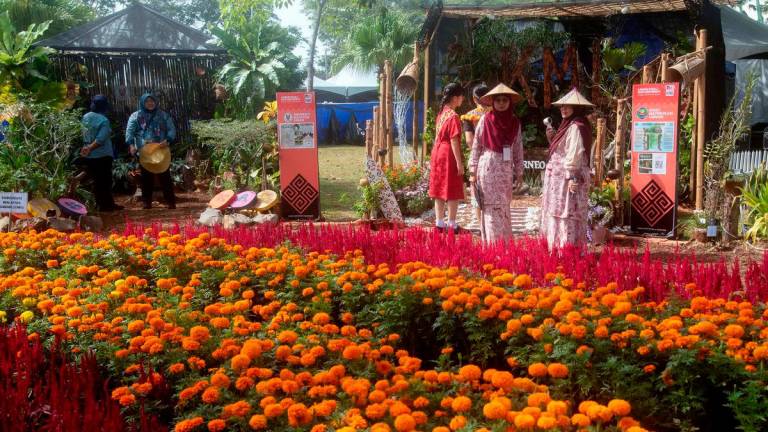 Raptai dan persiapan terakhir bagi program Borneo Flora Festival (BFF) @ Labuan 2025 berjalan lancar ketika tinjauan Menteri di Jabatan Perdana Menteri (Wilayah Persekutuan), Datuk Seri Dr Zaliha Mustafa, di tapak acara semalam - BERNAMA